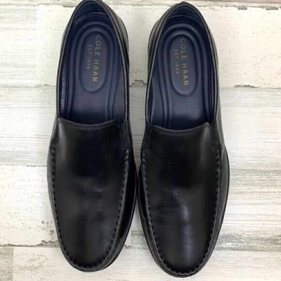 Cole Haan Lovell Two-Gore Loafer Black Size 7.5 C25642 - Picture 5 of 6
